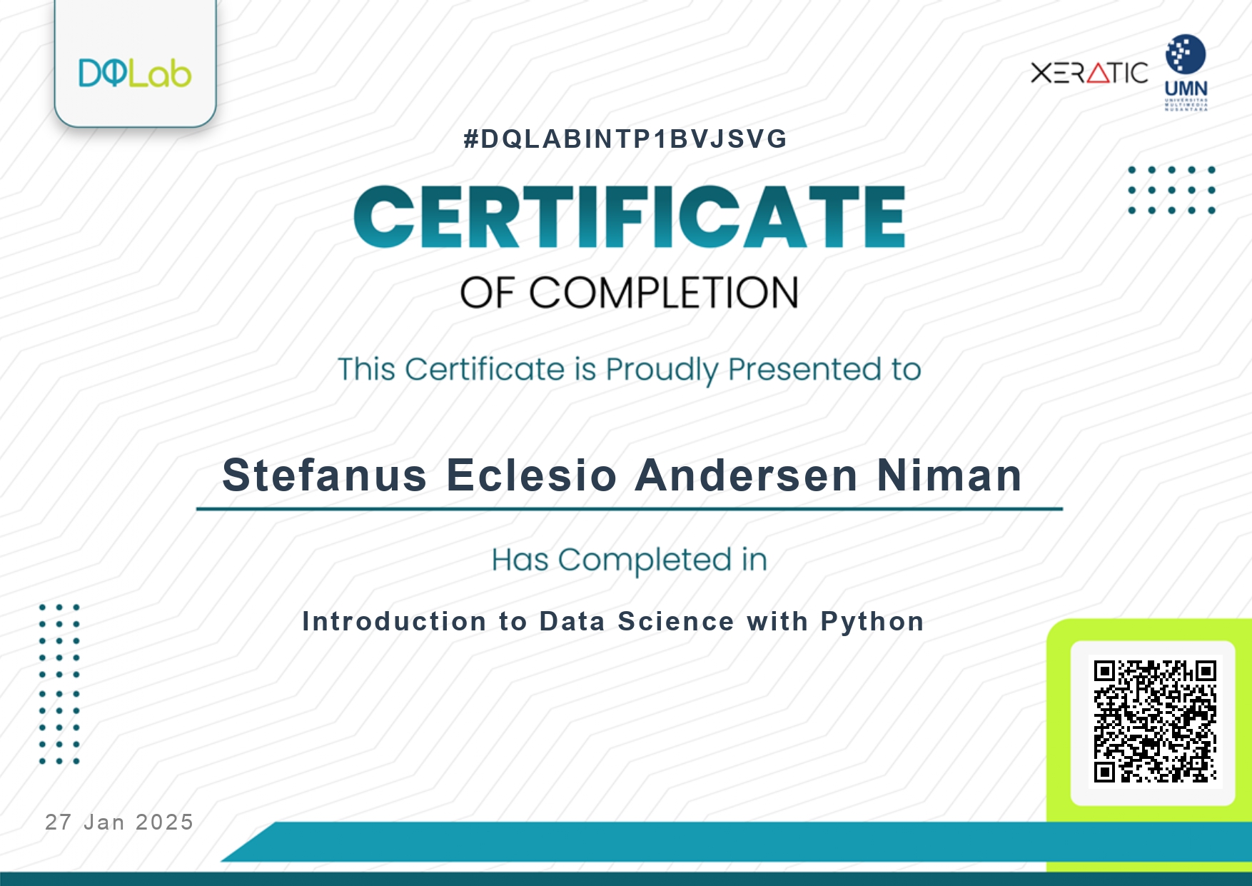 Introduction to Data Science with Python